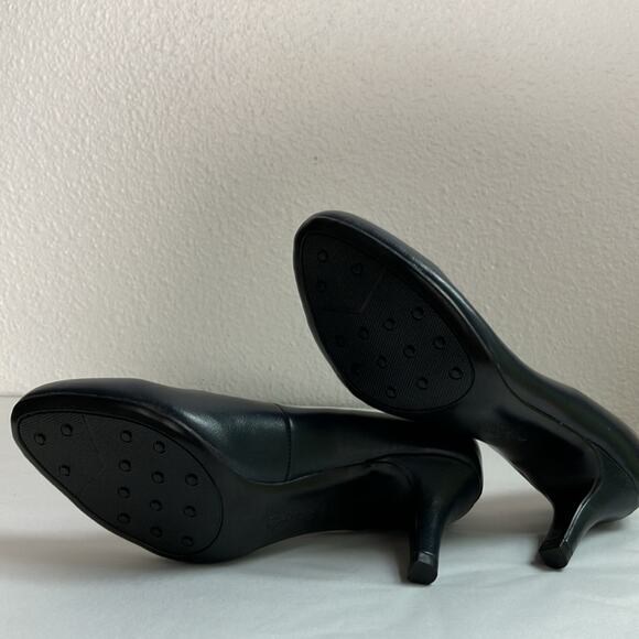 New Life Stride‎ Parigi Navy blue Vegan Classic Confortable Pumps size 7 work - Picture 5 of 8